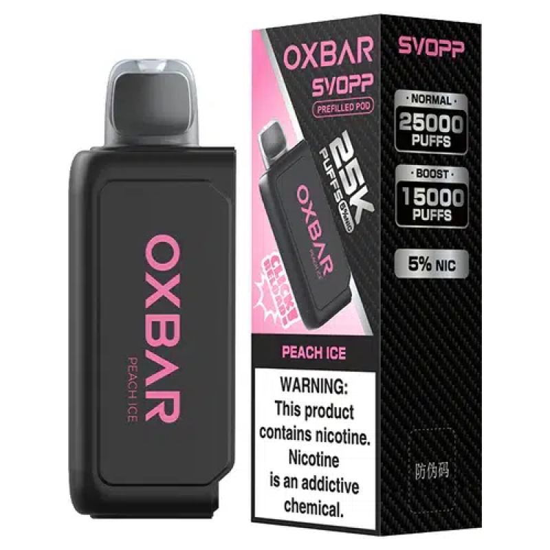Cartucho De Recarga Oxbar Svopp Peach Ice