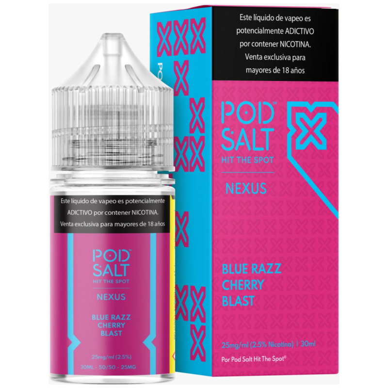 Pod Salt Nexus Blue Razz Cherry Blast 30ml Pod Salt Nexus Blue Razz Cherry Blast 30ml