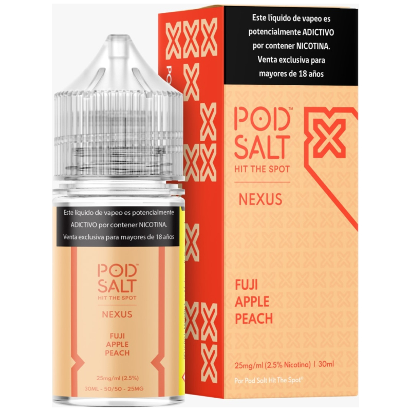 Pod Salt Nexus Fuji Apple Peach 30ml Pod Salt Nexus Fuji Apple Peach 30ml