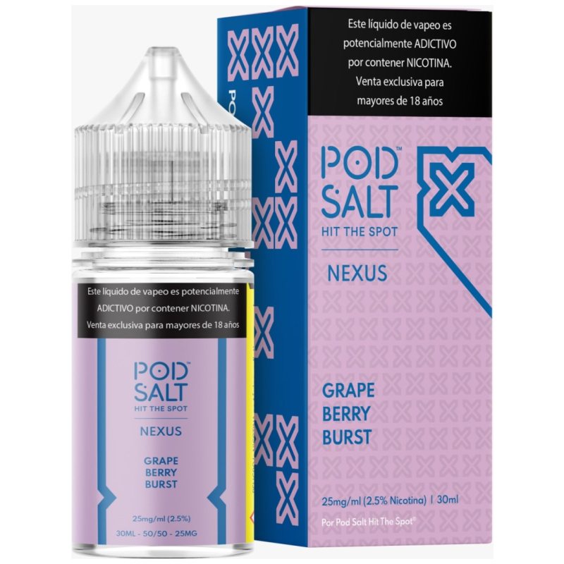 Pod Salt Nexus Grape Berry Burst 30ml Pod Salt Nexus Grape Berry Burst 30ml