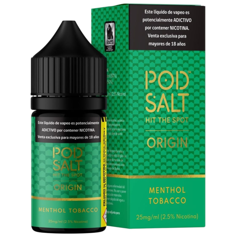 Pod Salt Origin Menthol Tobacco 30ml Pod Salt Origin Menthol Tobacco 30ml