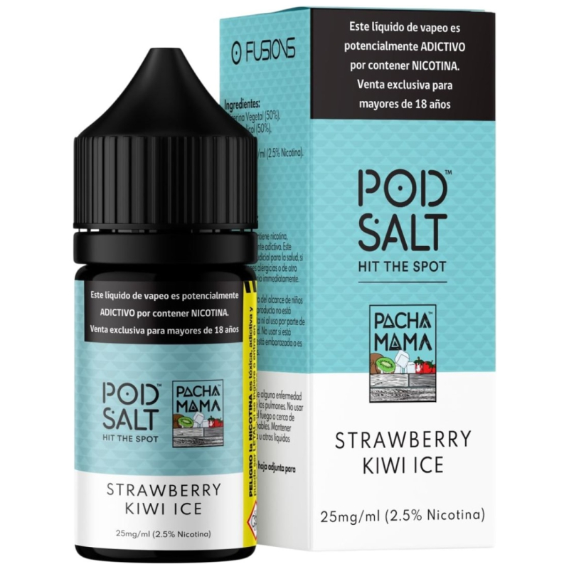 Pod Salt Pacha Mama Strawberry Kiwi Ice 30ml Pod Salt Pacha Mama Strawberry Kiwi Ice 30ml