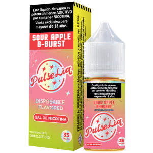 PulseLiq By Geek Bar Sour Apple Blow Pop Salt 30ml